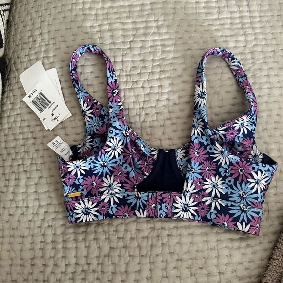 L*Space Sports Bra w/ cups (flattering AF) size Med NWT - Picture 4 of 14